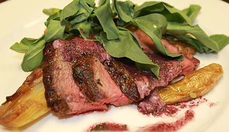 Cavette Steak with Cabernet Shallot Butter