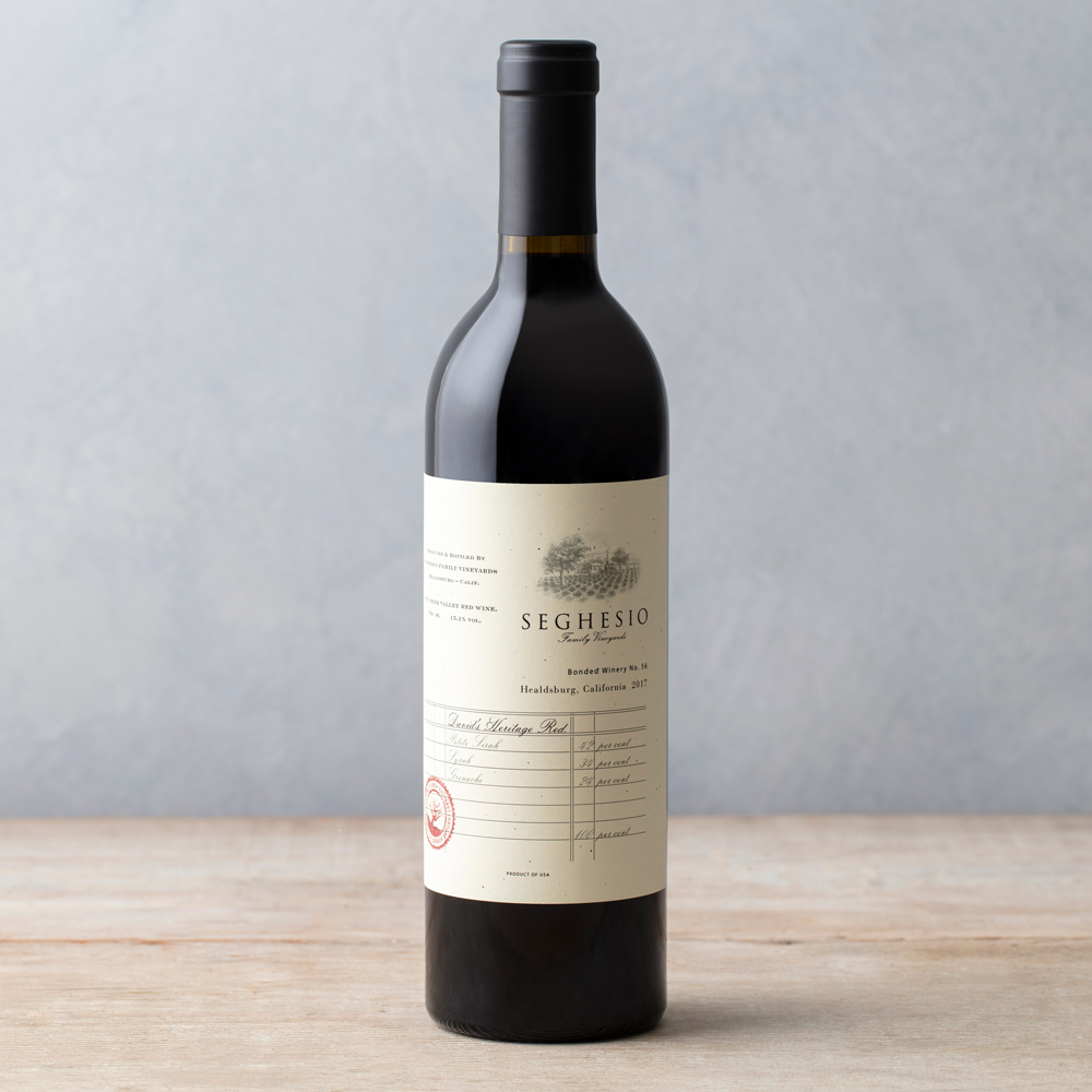 Seghesio Family Vineyards David's Heritage Red Wine