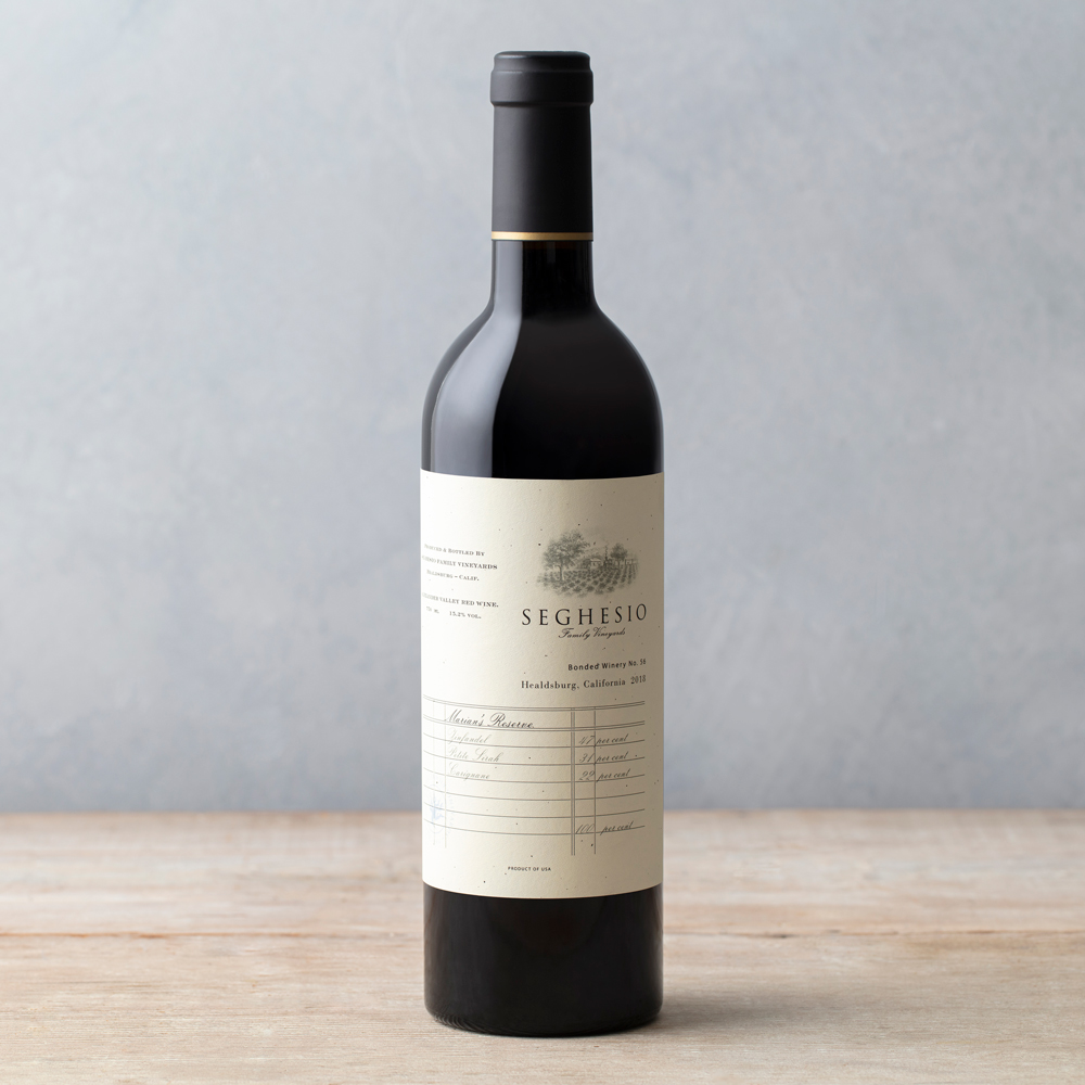 Seghesio Family Vineyards Marian's Reserve Red Wine
