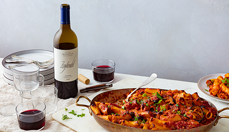 Baked Rigatoni with Smoked Mozzarella