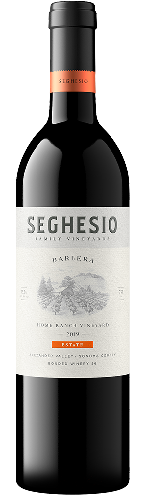 Seghesio Family Vineyards Home Ranch Vineyard Barbera Wine Bottle